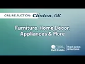 Clinton OK Online Estate Auction