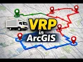 Vehicle Routing Problem VRP in ArcGIS Network Analyst Step-by-Step Tutorial
