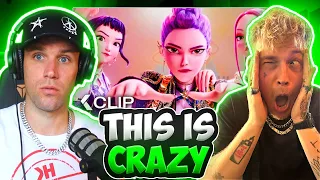 introducing rappers to kpop demon hunters for the first time takedown first reaction 