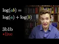 Logarithm Fundamentals Ep 6 Lockdown live math