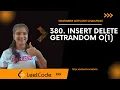 380 Insert Delete GetRandom O 1