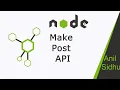 Node JS tutorial Post API insert data in MongoDB
