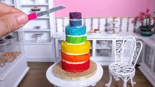 How To Make Rainbow Cake Decorating Ideas | So Yummy Colorful Cake Decorating Recipes. 