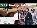 Lagu [Guitar Tabs] Reality Club - Shut Up, Behave