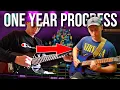 One Year Guitar Progress Using Rocksmith 2019-2020