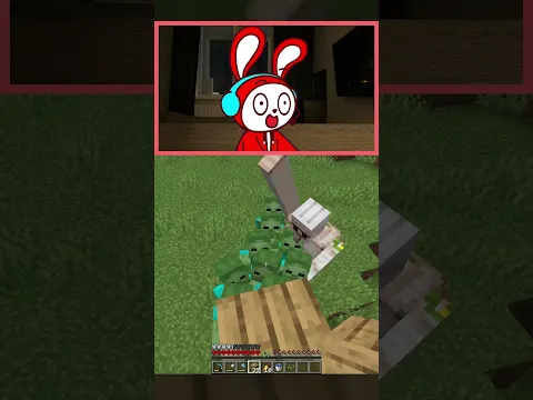 JJ and Iron Golem = FOREVER? - MAIZEN Minecraft Animation #shorts