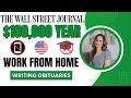 Wall Street Journal Paying Up To 180 000 Year To Write People s Obituaries From Home No Degree