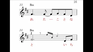昔の名前で出ていますBm カラオケ 