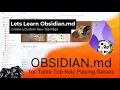 Obsidian - My New Tab Screen Dataview Examples