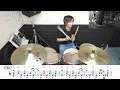 【ドラム楽譜】眩光 / WANIMA ドラム叩いてみた！