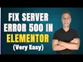 How to Fix the Server Error 500 in Elementor Very Easy