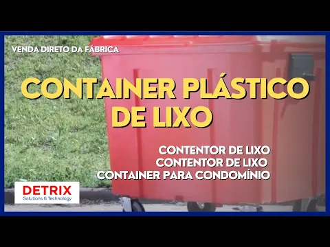 Download MP3 Container Plástico de Lixo - Contentor de Lixo - Contentor de Lixo - Container para Condomínio