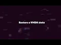 Restore VMDK data retrieve files from the VMDK file if the specified virtual disk needs repair
