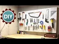 HOW TO MAKE PEGBOARD TOOL ORGANIZER