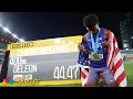 Jayden DeLeon STUNS Quincy Wilson with CHAMPIONSHIP RECORD to earn 400m U20 gold NBC Sports