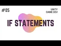 How To Make A Game Unity C - If Statement Unity Tutorial Game Development Unity 2D