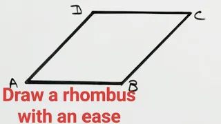 Draw a rhombus with an ease