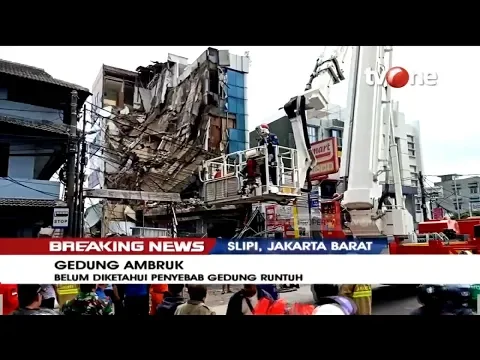 [BREAKING NEWS] Gedung Lima Lantai Roboh, Delapan Orang Terluka (6/1/2019)