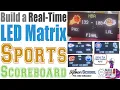 Sports Scoreboard using the ESPN API CircuitPython School