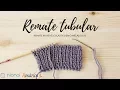 Lagu Querido Tricot - Remate tubular (tubular bind-off)