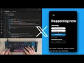 ASMR Programming - X Twitter Login Page