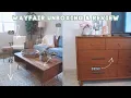 DETAILED WAYFAIR FURNITURE UNBOXING REVIEW