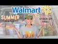 Freezer Stockpiling At Walmart Huge Haul