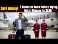 Save Money 5 Things to Know Before Flying Qatar Airways in 2026 New Baggage Policy Economy