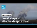 Israel steps up attacks in Lebanon amid fallout with US over Iran deal FRANCE 24 English