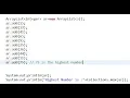 How to Find the Highest Number in the Arraylist in Java - Intact Abode