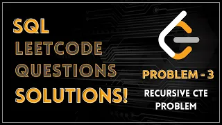 SQL LeetCode Problem using recursive CTE Display the Numbers and Squares