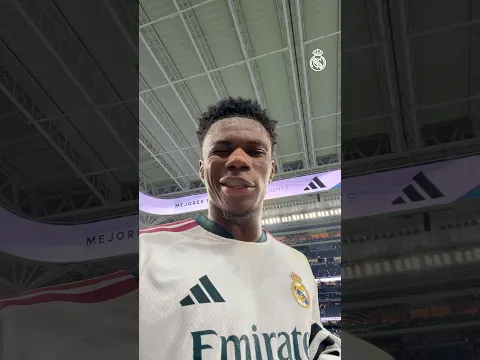🤳 Hi, Madridistas. Tchouameni has a message for you.
