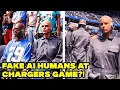 Realistic Ai Robots At NFL Game