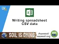 How to Write into a Spreadsheet CSV file - LabVIEW