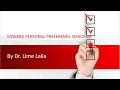 Introduction to the Edward Personal Preference Schedule EPPS Assessment Testing