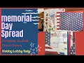 Memorial Day Journal Setup With Hobby Lobby Stickers