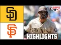 San Diego Padres vs San Francisco Giants Full Game Highlights ESPN MLB