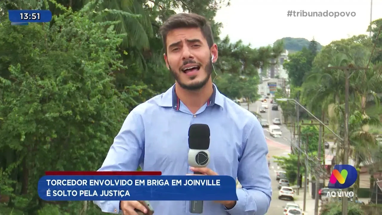 Torcedor envolvido em briga em Joinville é solto pela justiça
