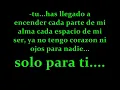 Camila Solo para ti Letra