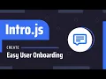 Intro js - Creating User Onboarding Experience Better