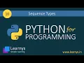 10 Sequence Types Python InfyTQ InfyTQ Questions