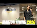 Amazon Hiring for Freshers 2026 Location WFH Salary