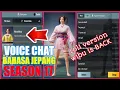 Cara Merubah voice Chat PUBG Mobile Versi Bahasa Jepang Terbaru season 17 (Female Version)