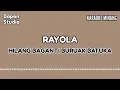 Lagu Hilang Baganti Buruak Batuka - Rayola [ KARAOKE ] | Musik Original