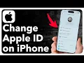 How To Change Apple ID On iPhone