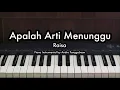 Apalah Arti Menunggu - Raisa | Piano Karaoke by Andre Panggabean