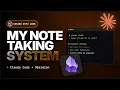 How I Take Daily Notes in Obsidian with Claude Code Automated AI Workflow