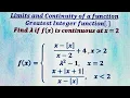 Limits involving greatest Integer Function and absolute value function