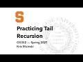 L11 Practicing Tail Recursion