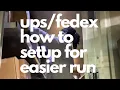 How Fedex Driver does 40 stops per hour How to setup for easier Get Off Early